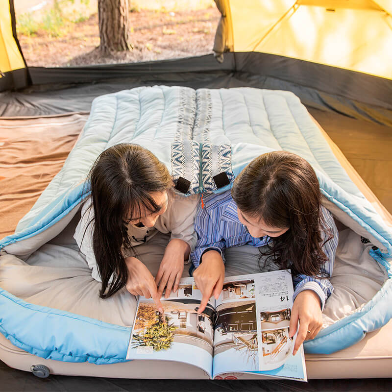 Спальний мішок Naturehike L250 NH21MSD07 (9°C) правий 190+30см Блакитний (6927595774830-R)