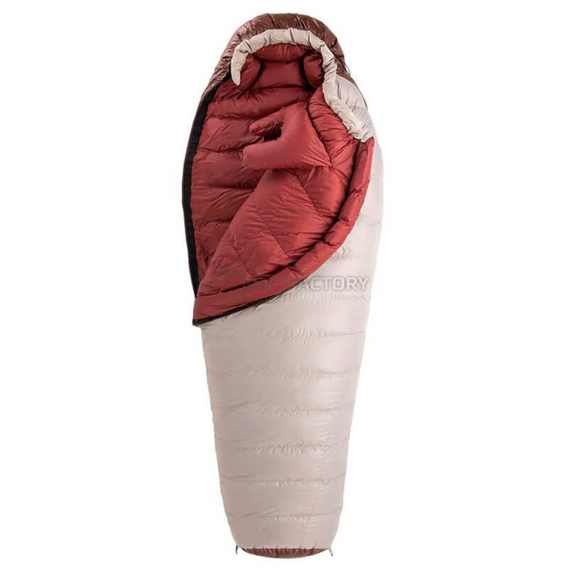 Спальний мішок пуховий Naturehike Snowbird NH20YD001 L 205 см Коричневий 560 г (6927595761298)