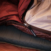 Спальний мішок пуховий Naturehike Snowbird NH20YD001 L 205 см Коричневий 720 г (6927595761304)