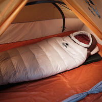 Спальний мішок пуховий Naturehike Snowbird NH20YD001 L 205 см Коричневий 720 г (6927595761304)