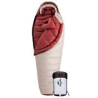 Спальний мішок пуховий Naturehike Snowbird NH20YD001 L 205 см Коричневий 720 г (6927595761304)