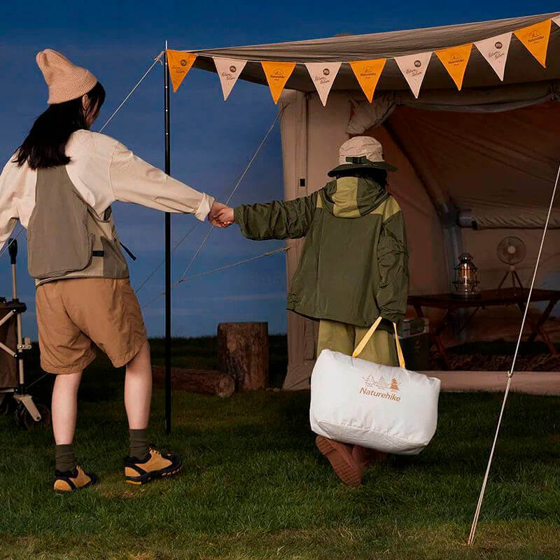 Спальний мішок дитячий Naturehike B180 CNH22SD001 160 см Бежевий (6927595799611)