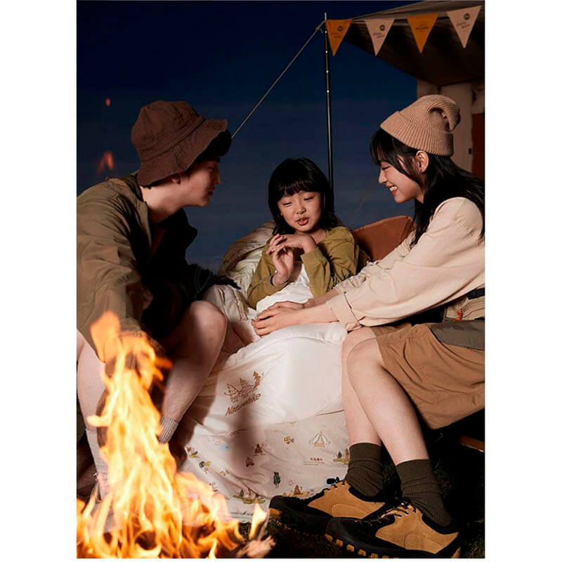 Спальний мішок дитячий Naturehike B180 CNH22SD001 160 см Бежевий (6927595799611)