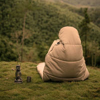 Спальний мішок Naturehike B400 NH21MSD11 220 см Кремовий/Бежевий (6927595788301)