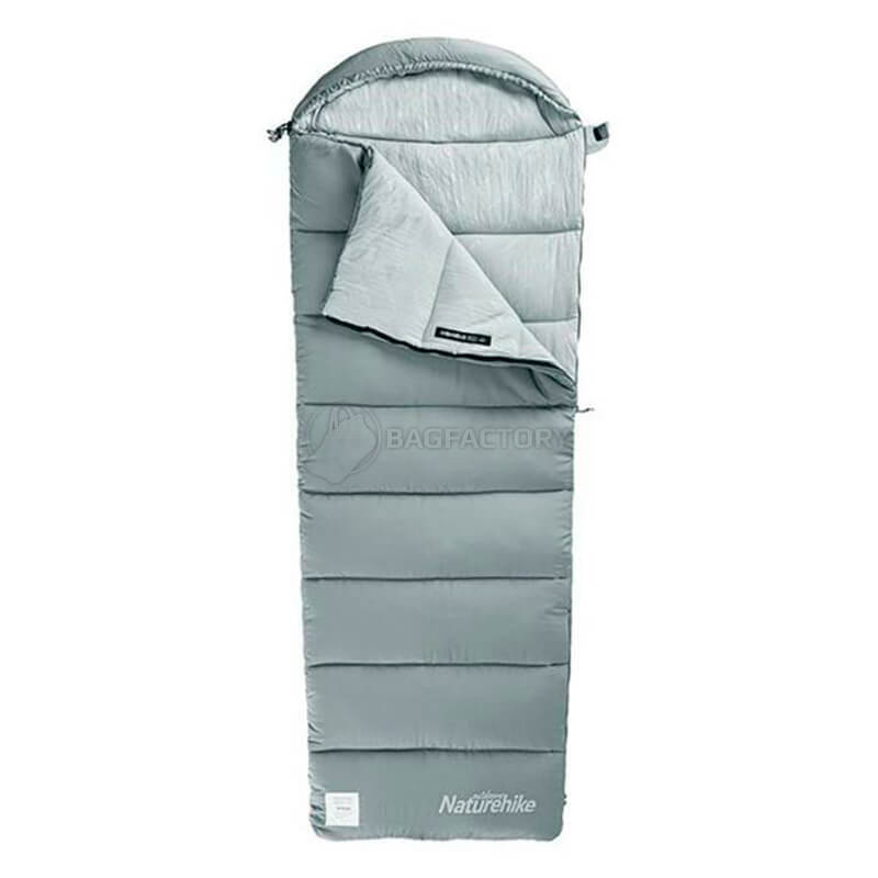 Спальний мішок Naturehike M400 NH20MSD02 (1°C) 220 см лівий Сірий (6927595702390)