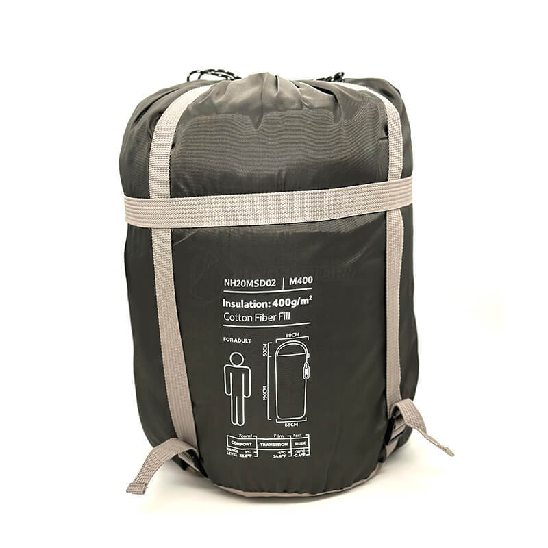 Спальний мішок Naturehike M400 NH20MSD02 (1°C) 220 см правий Зелений (6975641886099)