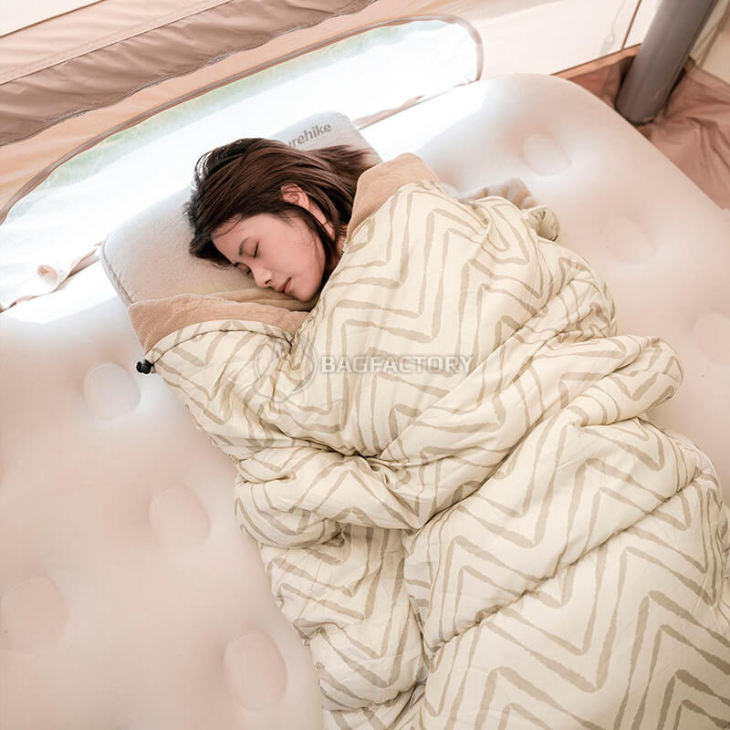 Спальний мішок Naturehike DP200 CNK2300SD012 210 см Бежевий (6976023923586)