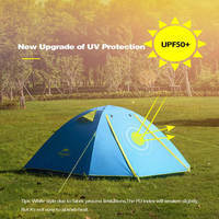 Намет двомісний Naturehike P-Series NH18Z022-P 210T/65D Блакитний (6975641887911)