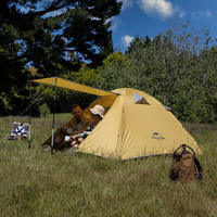 Намет чотиримісний Naturehike P-Series NH18Z044-P 210T65D Жовтий (6927595783696)