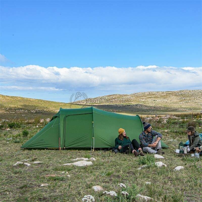 Намет двомісний Naturehike Opalus NH20ZP001 210T з футпринтом Помаранчевий (6927595750667)