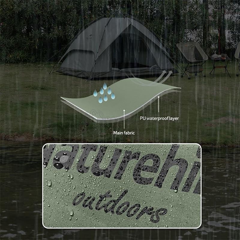 Намет тримісний автоматичний Naturehike NH21ZP008 Темно-зелений (6976023922336)