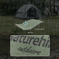 Намет тримісний автоматичний Naturehike NH21ZP008 Темно-зелений (6976023922336)