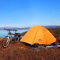 Намет одномісний Naturehike Cycling 1 NH18A095-D 210T з футпринтом Помаранчевий (6975641886495)