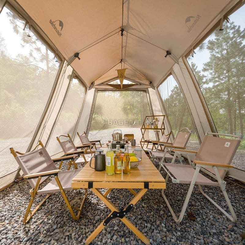 Намет Naturehike Village CNH23ZP12003 Коричневий (6976023924668)