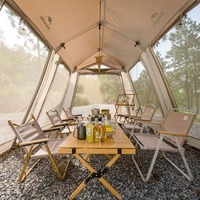 Намет Naturehike Village CNH23ZP12003 Коричневий (6976023924668)