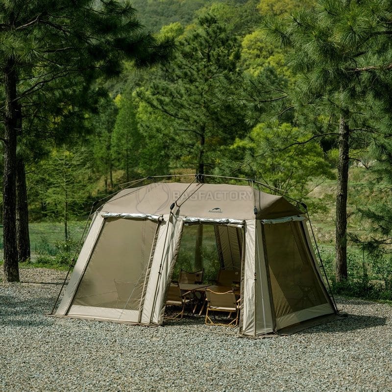 Намет Naturehike Village CNH23ZP12003 Коричневий (6976023924668)