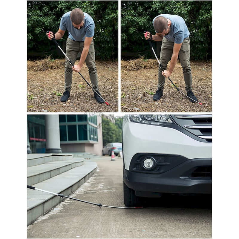 Трекінгова палиця 3-секційна Naturehike ST06 NH17D006-D 1 шт Срібляста (6927595748602)