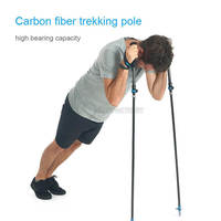 Трекінгова палиця Naturehike ST07 NH18D010-Z Carbon 99-115 см 1 шт Бордова (6927595748480)