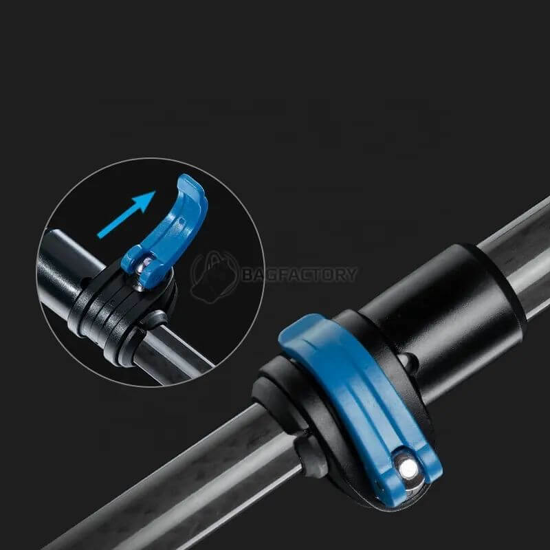 Трекінгова палиця Naturehike ST07 NH18D010-Z 115-135 см 1 шт Бордова (6927595748503)