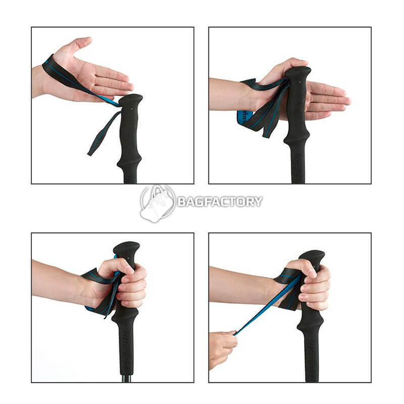 Трекінгова палиця Naturehike ST08 NH18D020-Z 120 см 1 шт Бордова (6927595748534)