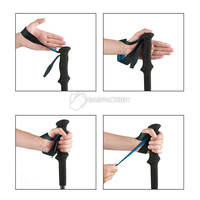 Трекінгова палиця Naturehike ST08 NH18D020-Z 120 см 1 шт Бордова (6927595748534)