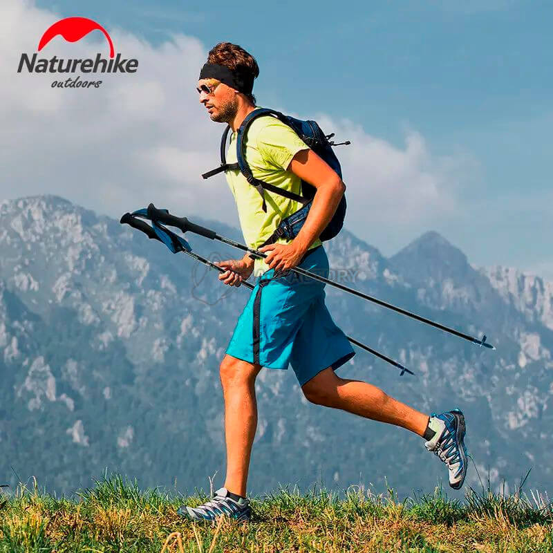 Трекінгова палиця Naturehike ST08 NH18D020-Z 120 см 1 шт Бордова (6927595748534)