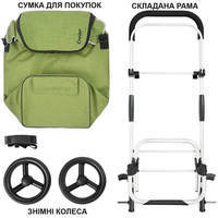 Господарська сумка-візок ShoppingCruiser Allround 41л Green (930787)