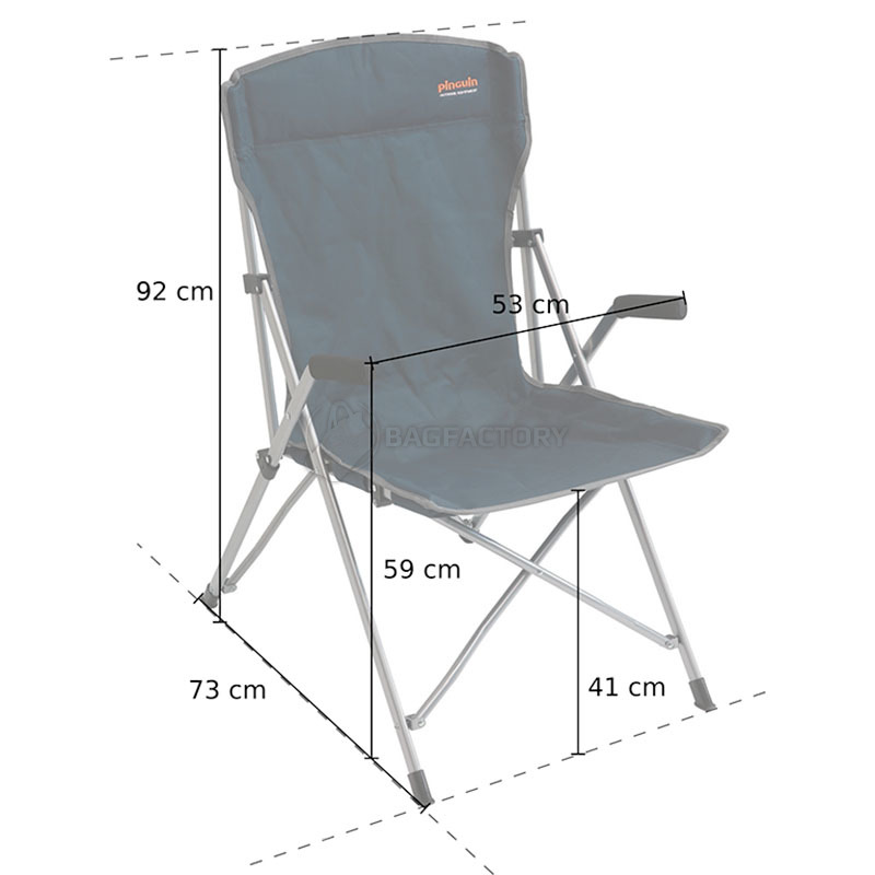 Крісло розкладне Pinguin Guide Chair 48х34х46 см Petrol (PNG 641.Petrol)