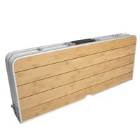 Стіл розкладний зі стільцями Bo-Camp Bamboo Brown/Silver (DAS301454)