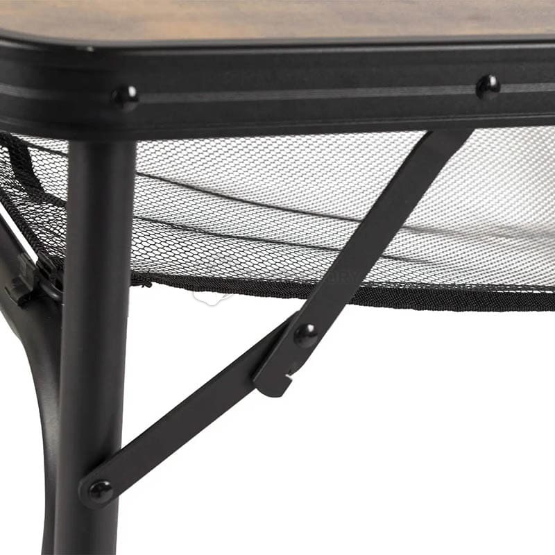 Стіл розкладний Bo-Camp Greene 120x60 cm Black/Wood look (DAS301531)