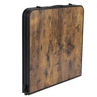 Стіл розкладний Bo-Camp Greene 120x60 cm Black/Wood look (DAS301531)