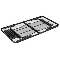 Стіл розкладний Bo-Camp Greene 120x60 cm Black/Wood look (DAS301531)