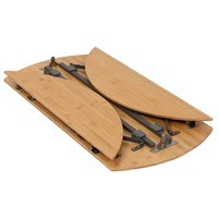 Стіл розкладний Bo-Camp Poundbury Round 90x90 cm Brown (DAS302111)