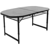 Стіл розкладний Bo-Camp Northgate Oval 150x80 cm Black/Grey (DAS302569)