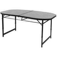 Стіл розкладний Bo-Camp Northgate Oval 150x80 cm Black/Grey (DAS302569)