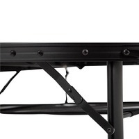 Стіл розкладний Bo-Camp Woodbine Oval 100x70 cm Black/Wood look (DAS302783)