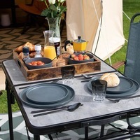 Стіл розкладний Bo-Camp Northgate 120x60 cm Black/Grey (DAS302784)