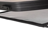 Стіл розкладний Bo-Camp Melrose Oval 120x80 cm Black/Wood look (DAS302785)