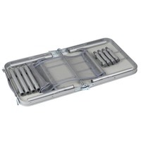 Стіл розкладний Bo-Camp Premium 80x40 cm Grey (DAS302788)