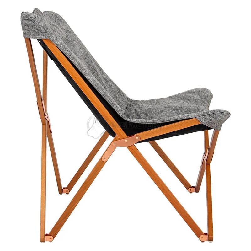 Крісло розкладне Bo-Camp Bloomsbury L Grey (DAS302726)