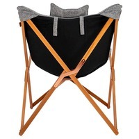 Крісло розкладне Bo-Camp Bloomsbury L Grey (DAS302726)