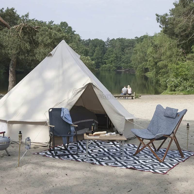 Крісло розкладне Bo-Camp Bloomsbury L Grey (DAS302726)