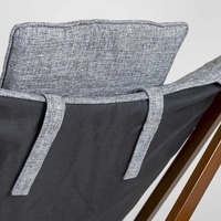 Крісло розкладне Bo-Camp Bloomsbury L Grey (DAS302726)