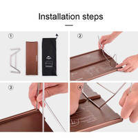 Стіл розкладний Naturehike NH17Z001-L алюмінієвий 34х25 см Сірий (6927595772287)