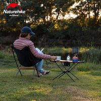 Стіл розкладний Naturehike NH19Z027-Z aluminum Чорний 59х40 см (6927595736777)