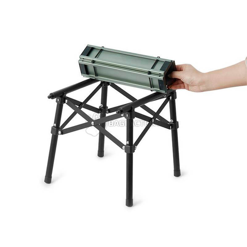 Стіл розкладний Naturehike CNH22JU050 aluminum 40.5х29х30.5 см Світло-коричневий (6975641885320)