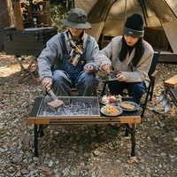 Стіл розкладний комбінований Naturehike NH21JU011 aluminum 88х39х40 см (6976023924835)