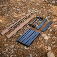 Стіл розкладний комбінований Naturehike NH21JU011 aluminum 88х39х40 см (6976023924835)