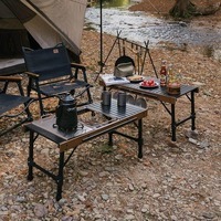 Стіл розкладний комбінований Naturehike NH21JU011 aluminum 88х39х40 см (6976023924835)