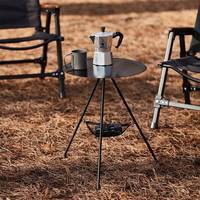 Стіл розкладний Naturehike CNH22JU035 aluminum L 43х34х45 см Чорний (6927595712443)